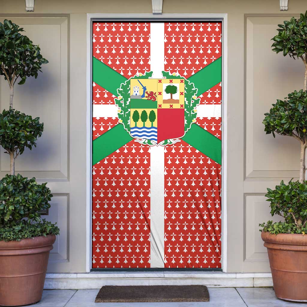 Basque Country Flag Door Cover Autonomous Community of Spain - Wonder Print Shop