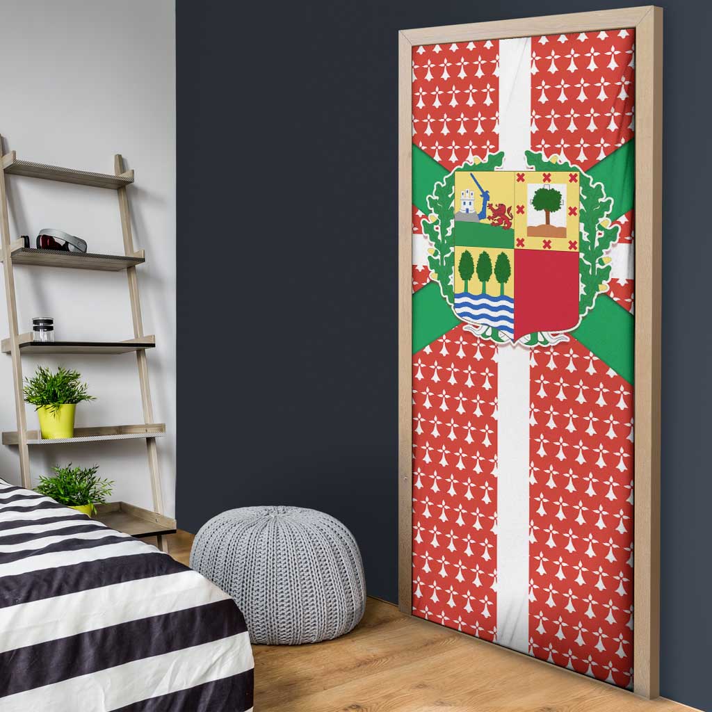 Basque Country Flag Door Cover Autonomous Community of Spain - Wonder Print Shop