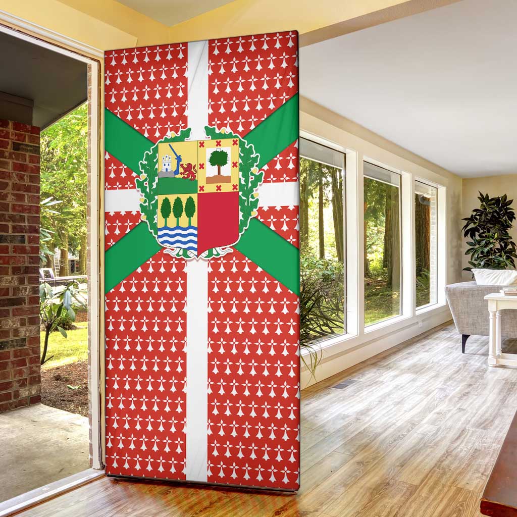 Basque Country Flag Door Cover Autonomous Community of Spain - Wonder Print Shop