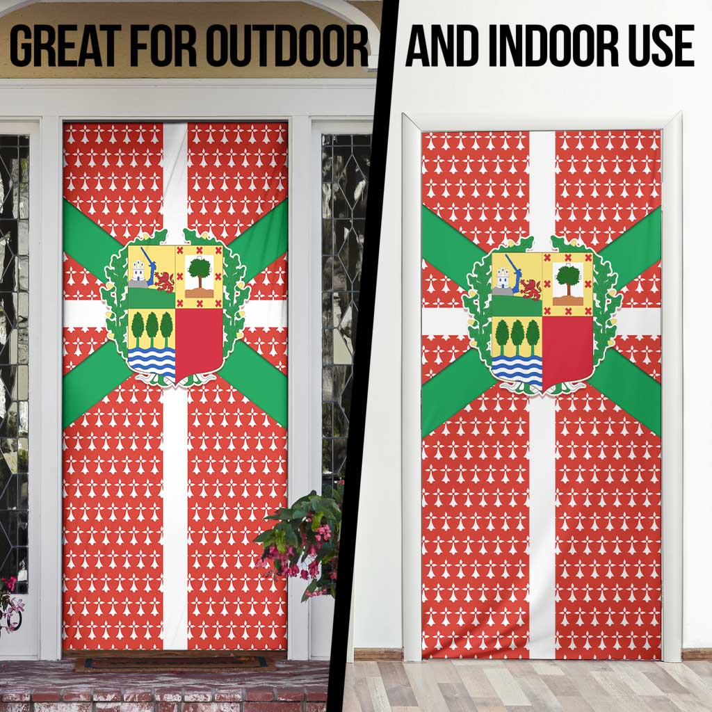 Basque Country Flag Door Cover Autonomous Community of Spain - Wonder Print Shop