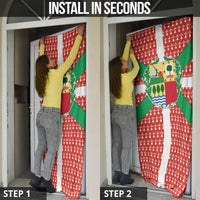 Basque Country Flag Door Cover Autonomous Community of Spain - Wonder Print Shop