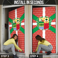 Basque Country Flag Door Cover Autonomous Community of Spain - Wonder Print Shop