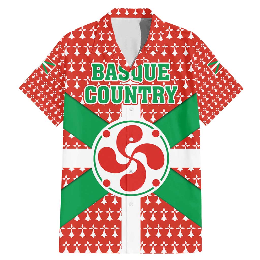 Basque Country Flag Family Matching Mermaid Dress and Hawaiian Shirt Autonomous Community of Spain - Wonder Print Shop