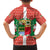 Basque Country Flag Family Matching Off The Shoulder Long Sleeve Dress and Hawaiian Shirt Autonomous Community of Spain - Wonder Print Shop