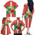 Basque Country Flag Family Matching Off The Shoulder Long Sleeve Dress and Hawaiian Shirt Autonomous Community of Spain - Wonder Print Shop