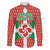 Basque Country Flag Family Matching Off The Shoulder Long Sleeve Dress and Hawaiian Shirt Autonomous Community of Spain - Wonder Print Shop