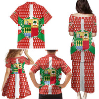 Basque Country Flag Family Matching Puletasi and Hawaiian Shirt Autonomous Community of Spain - Wonder Print Shop
