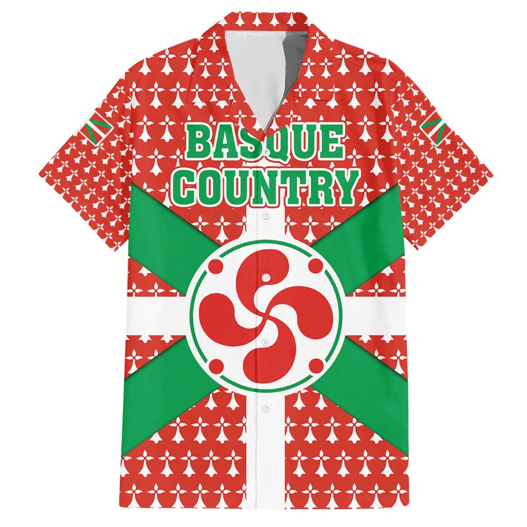 Basque Country Flag Family Matching Short Sleeve Bodycon Dress and Hawaiian Shirt Autonomous Community of Spain - Wonder Print Shop