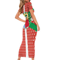 Basque Country Flag Family Matching Short Sleeve Bodycon Dress and Hawaiian Shirt Autonomous Community of Spain - Wonder Print Shop