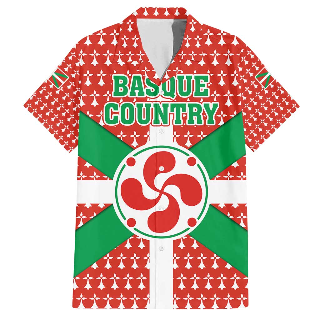 Basque Country Flag Family Matching Summer Maxi Dress and Hawaiian Shirt Autonomous Community of Spain - Wonder Print Shop