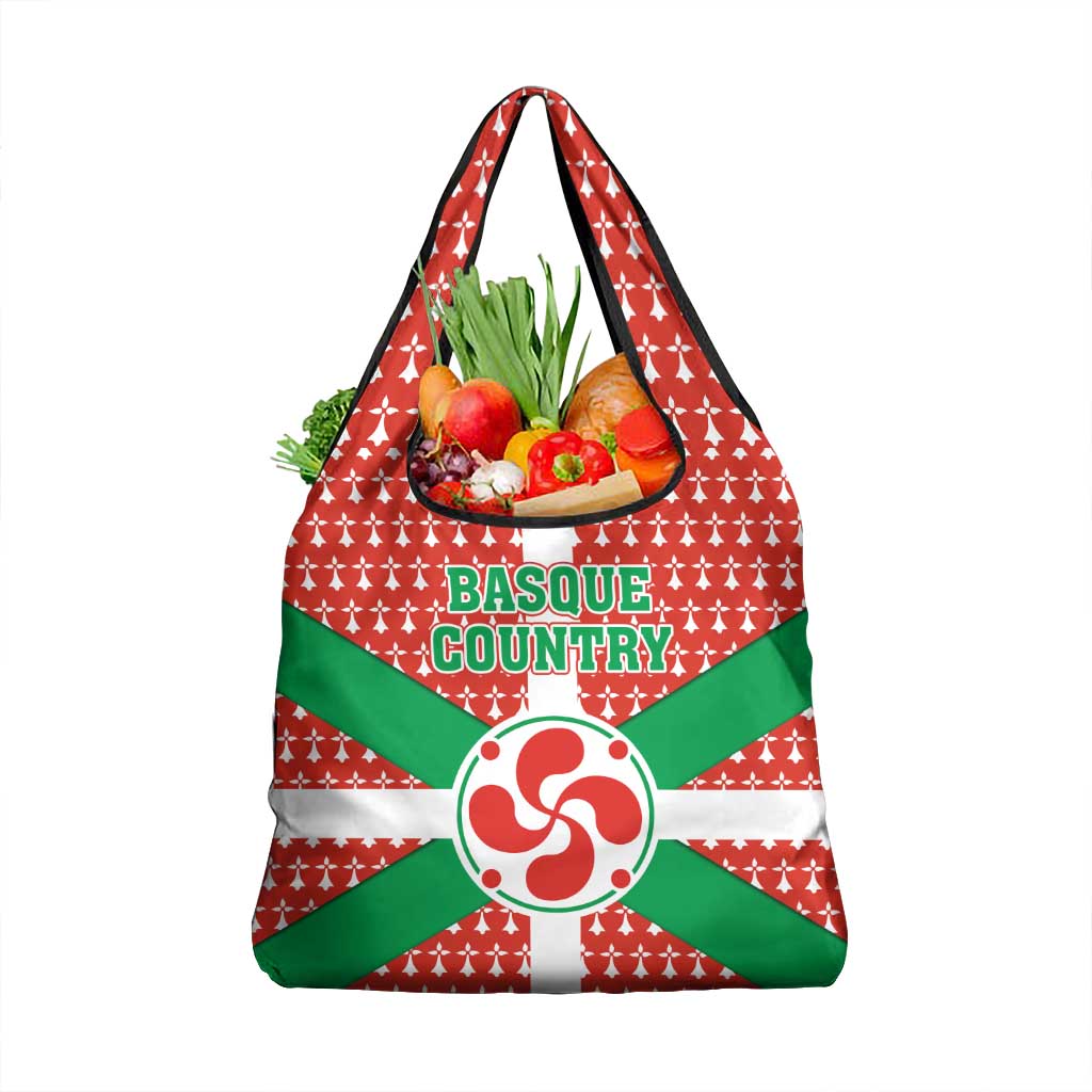 Basque Country Flag Grocery Bag Autonomous Community of Spain - Wonder Print Shop