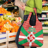 Basque Country Flag Grocery Bag Autonomous Community of Spain - Wonder Print Shop