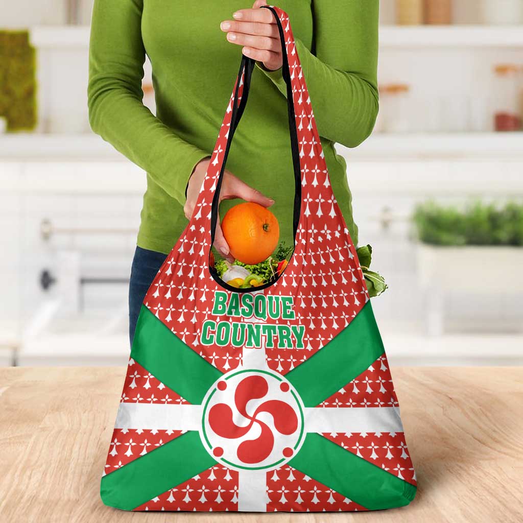 Basque Country Flag Grocery Bag Autonomous Community of Spain - Wonder Print Shop