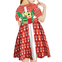 Basque Country Flag Kid Short Sleeve Dress Autonomous Community of Spain - Wonder Print Shop