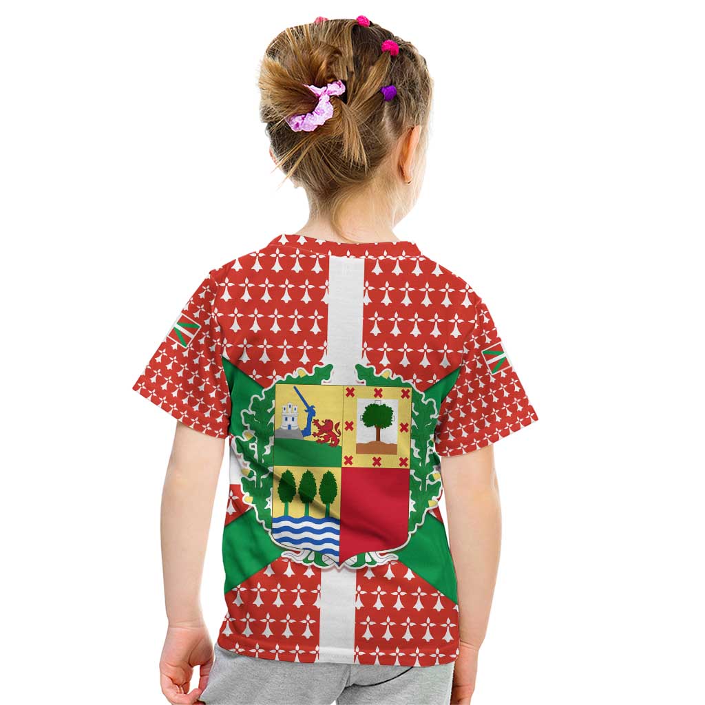 Basque Country Flag Kid T Shirt Autonomous Community of Spain - Wonder Print Shop