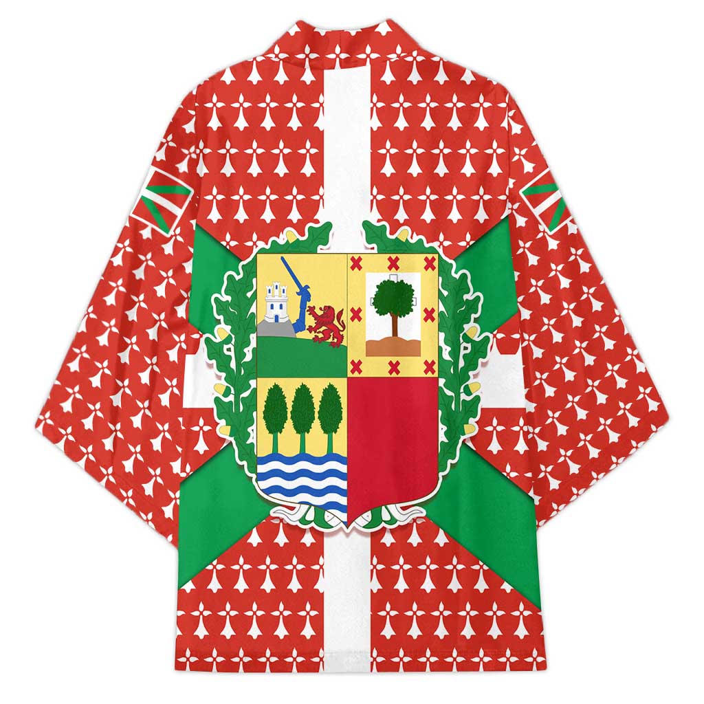 Basque Country Flag Kimono Autonomous Community of Spain - Wonder Print Shop