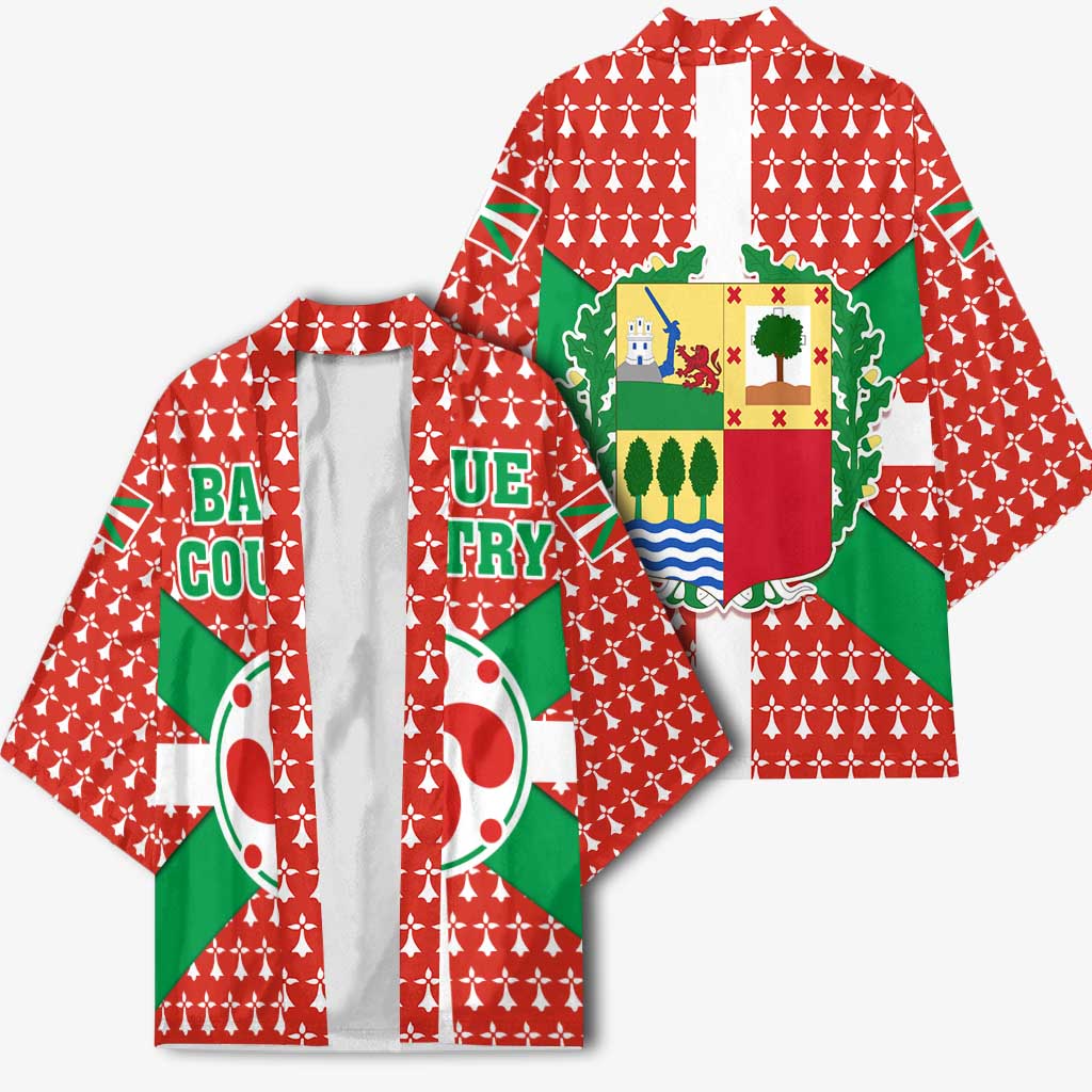 Basque Country Flag Kimono Autonomous Community of Spain - Wonder Print Shop