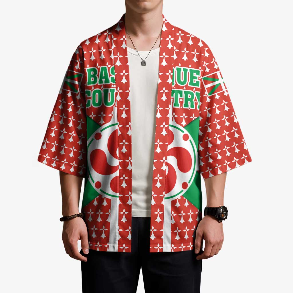 Basque Country Flag Kimono Autonomous Community of Spain - Wonder Print Shop