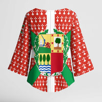 Basque Country Flag Kimono Sleeve Blouse Autonomous Community of Spain - Wonder Print Shop