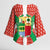 Basque Country Flag Kimono Sleeve Blouse Autonomous Community of Spain - Wonder Print Shop