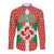 Basque Country Flag Long Sleeve Button Shirt Autonomous Community of Spain - Wonder Print Shop