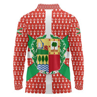 Basque Country Flag Long Sleeve Polo Shirt Autonomous Community of Spain - Wonder Print Shop