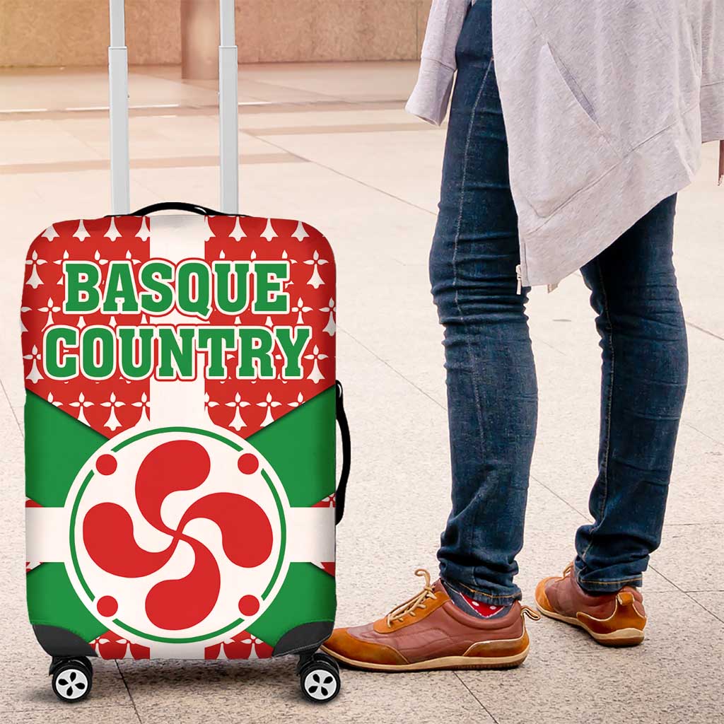 Basque Country Flag Luggage Cover Autonomous Community of Spain - Wonder Print Shop