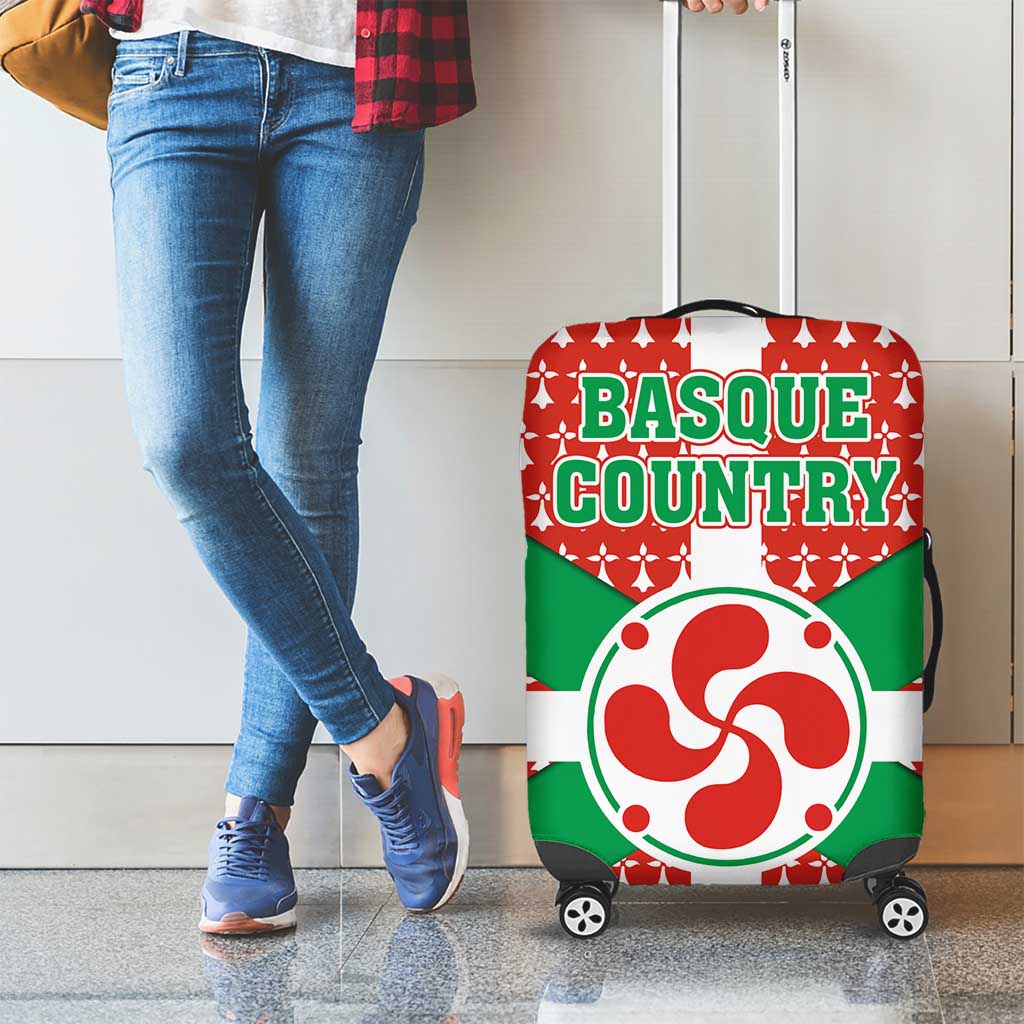 Basque Country Flag Luggage Cover Autonomous Community of Spain - Wonder Print Shop