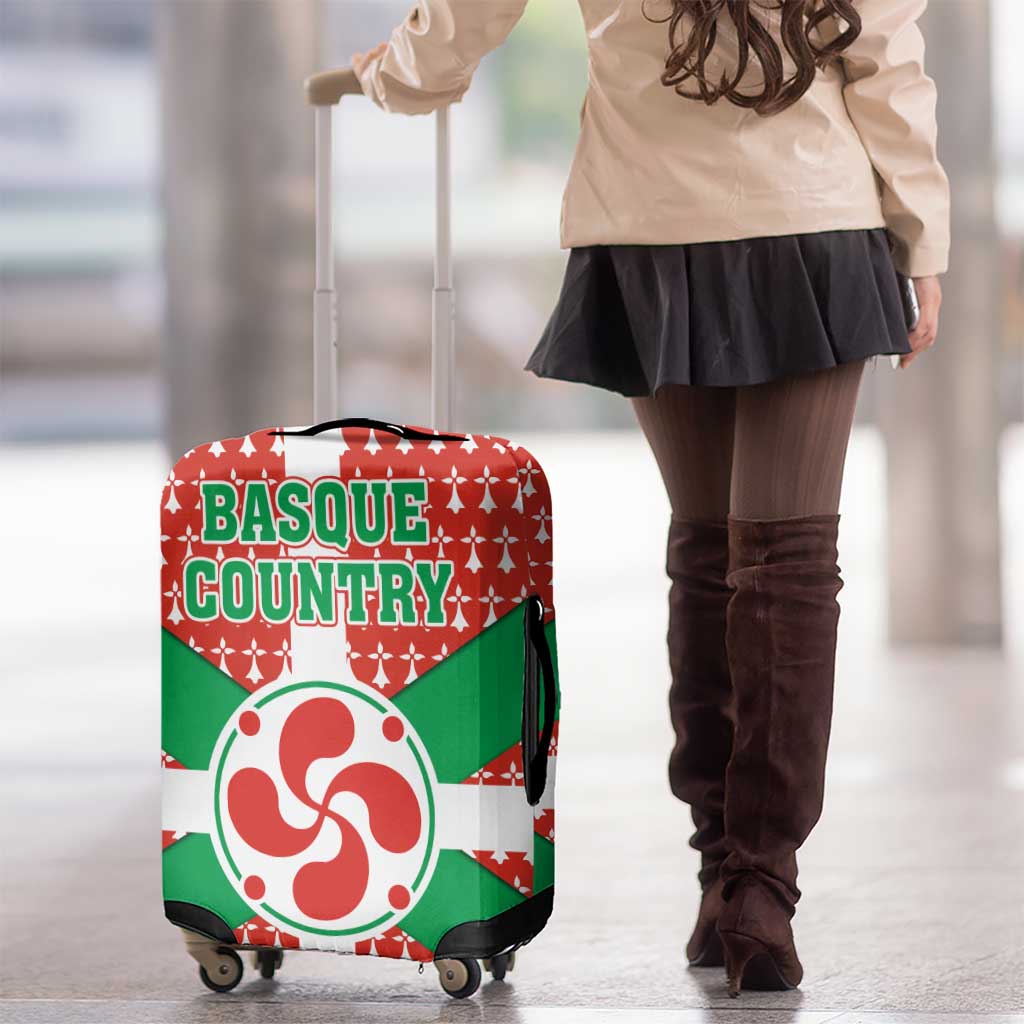Basque Country Flag Luggage Cover Autonomous Community of Spain - Wonder Print Shop