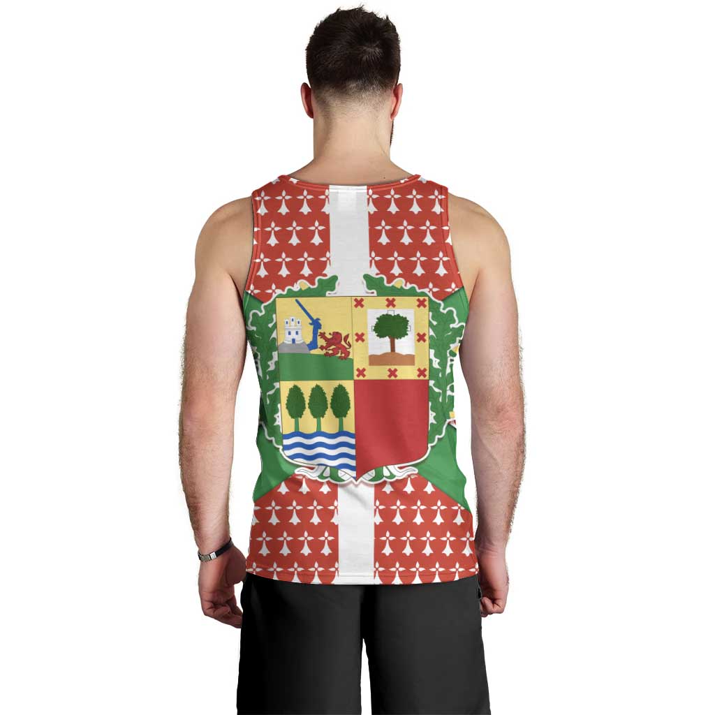 Basque Country Flag Men Tank Top Autonomous Community of Spain - Wonder Print Shop