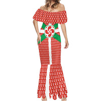 Basque Country Flag Mermaid Dress Autonomous Community of Spain - Wonder Print Shop