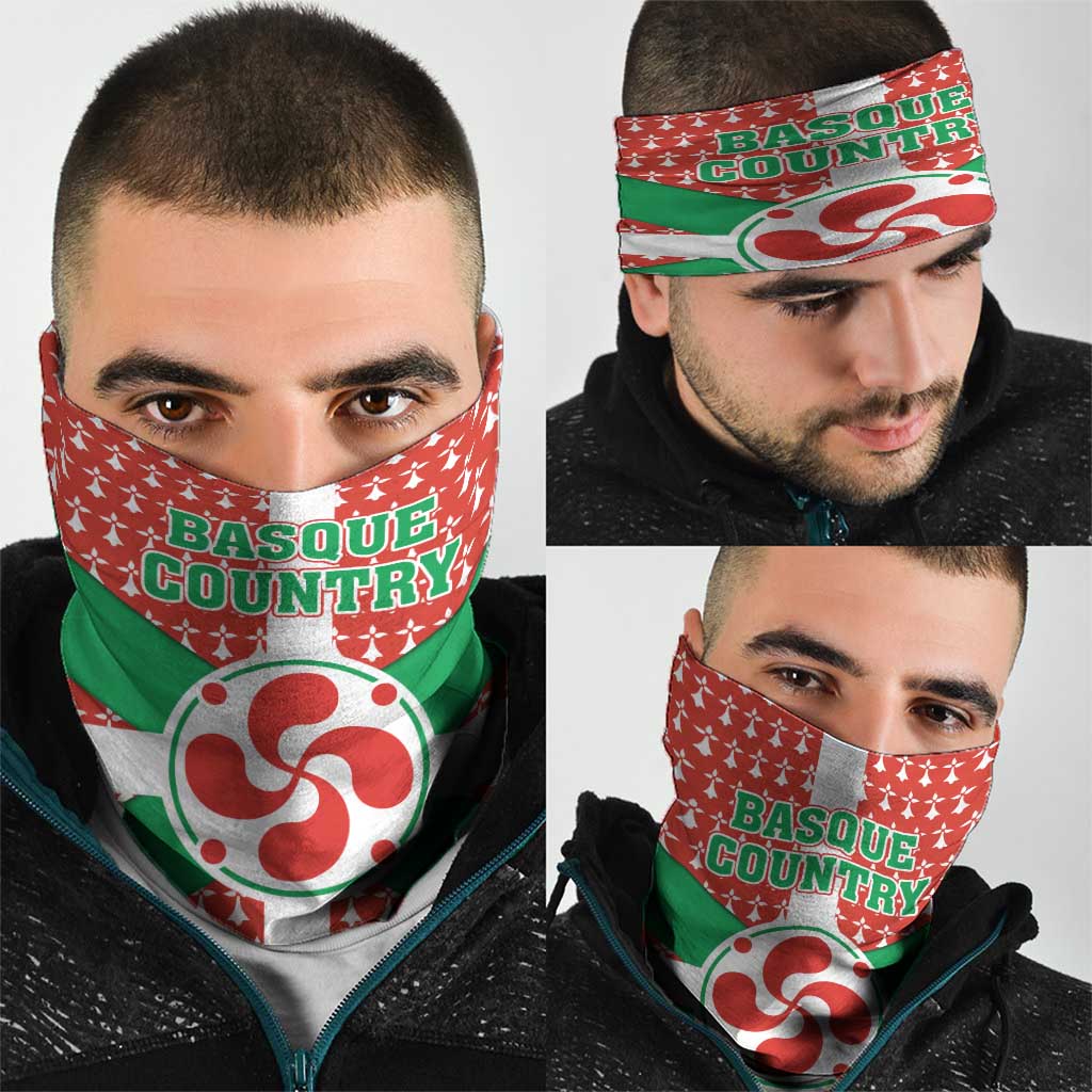 Basque Country Flag Neck Gaiter Autonomous Community of Spain - Wonder Print Shop