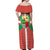Basque Country Flag Off Shoulder Maxi Dress Autonomous Community of Spain - Wonder Print Shop