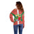 Basque Country Flag Off Shoulder Sweater Autonomous Community of Spain - Wonder Print Shop