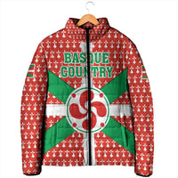 Basque Country Flag Padded Jacket Autonomous Community of Spain - Wonder Print Shop