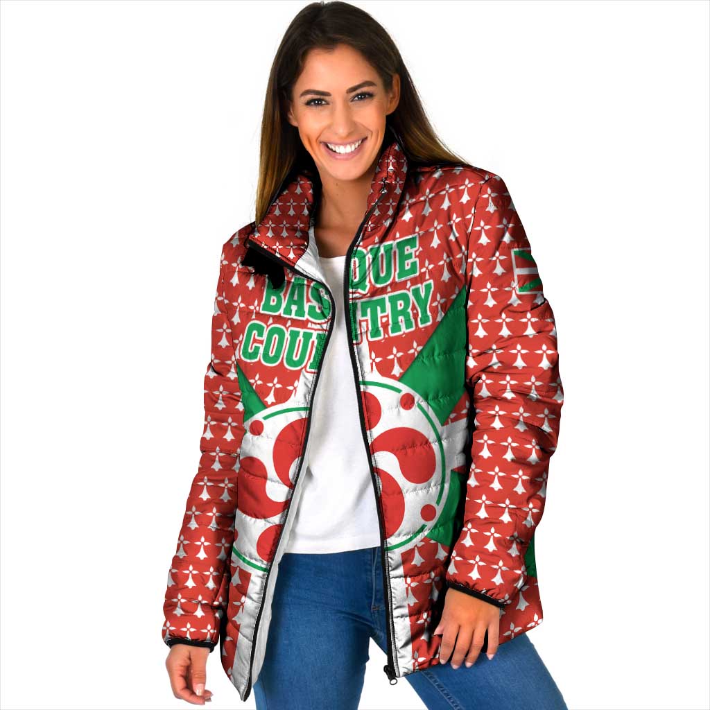 Basque Country Flag Padded Jacket Autonomous Community of Spain - Wonder Print Shop