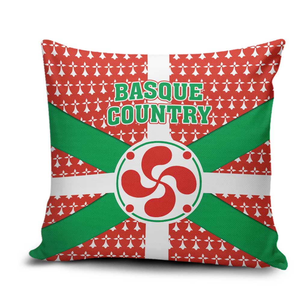 Basque Country Flag Pillow Cover Autonomous Community of Spain - Wonder Print Shop