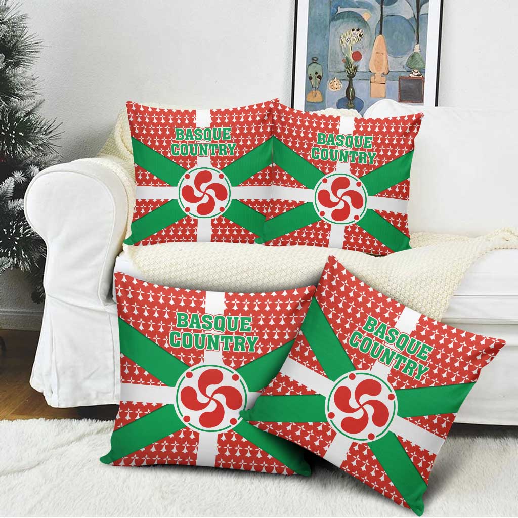 Basque Country Flag Pillow Cover Autonomous Community of Spain - Wonder Print Shop
