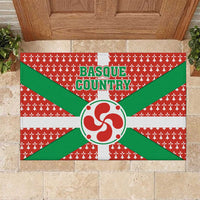 Basque Country Flag Rubber Doormat Autonomous Community of Spain - Wonder Print Shop