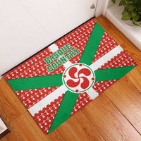 Basque Country Flag Rubber Doormat Autonomous Community of Spain - Wonder Print Shop
