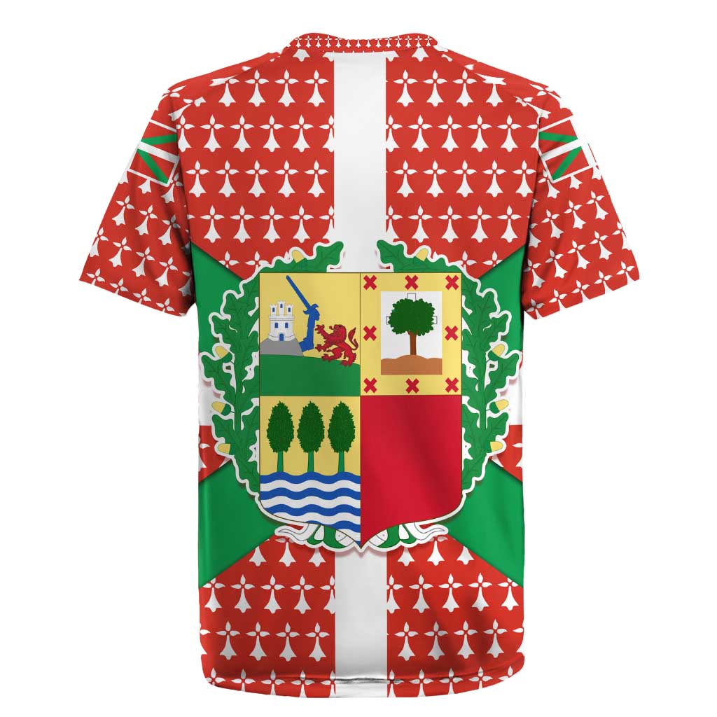 Basque Country Flag Rugby Jersey Autonomous Community of Spain - Wonder Print Shop
