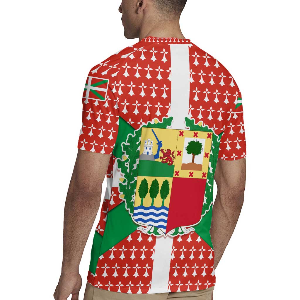 Basque Country Flag Rugby Jersey Autonomous Community of Spain - Wonder Print Shop