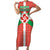 Basque Country Flag Short Sleeve Bodycon Dress Autonomous Community of Spain - Wonder Print Shop