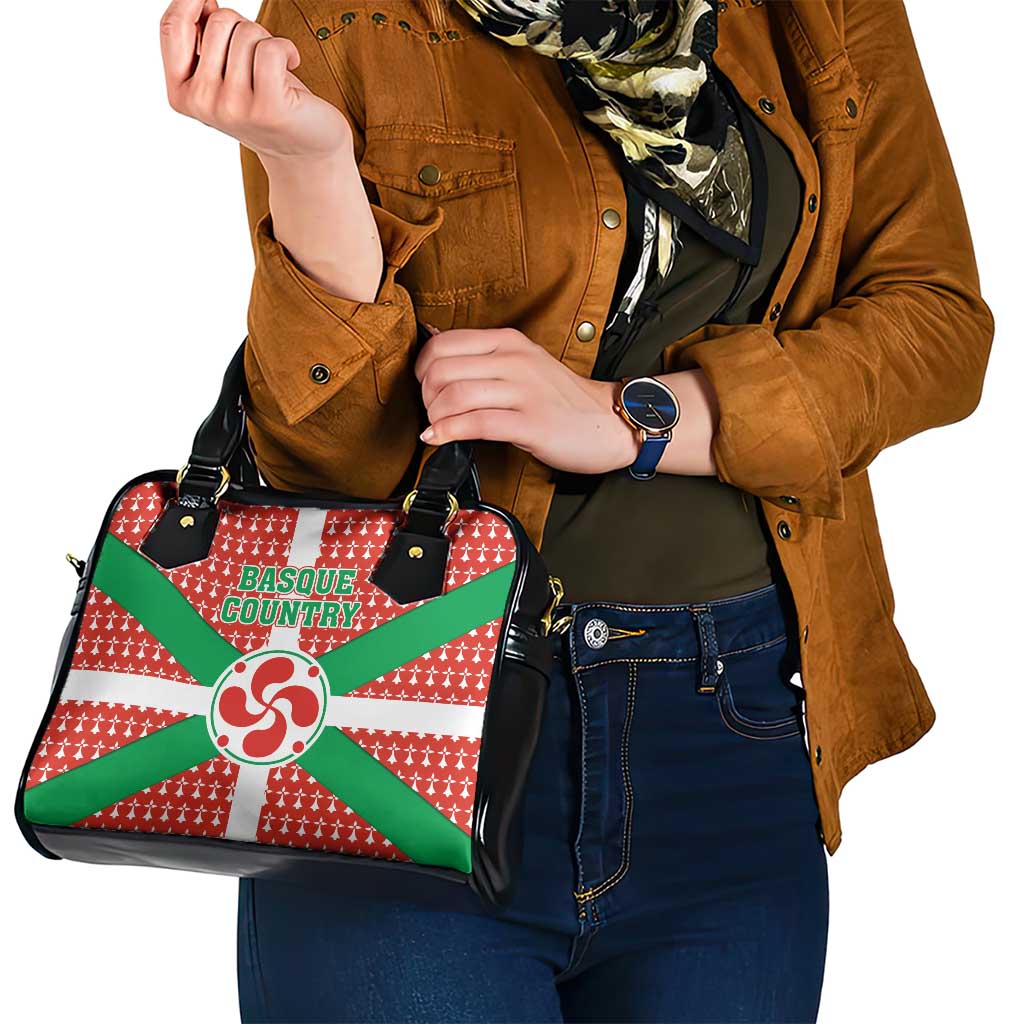 Basque Country Flag Shoulder Handbag Autonomous Community of Spain - Wonder Print Shop