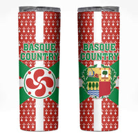 Basque Country Flag Skinny Tumbler Autonomous Community of Spain - Wonder Print Shop