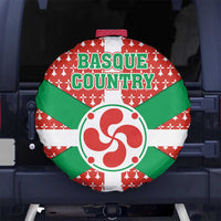 Basque Country Flag Spare Tire Cover Autonomous Community of Spain - Wonder Print Shop