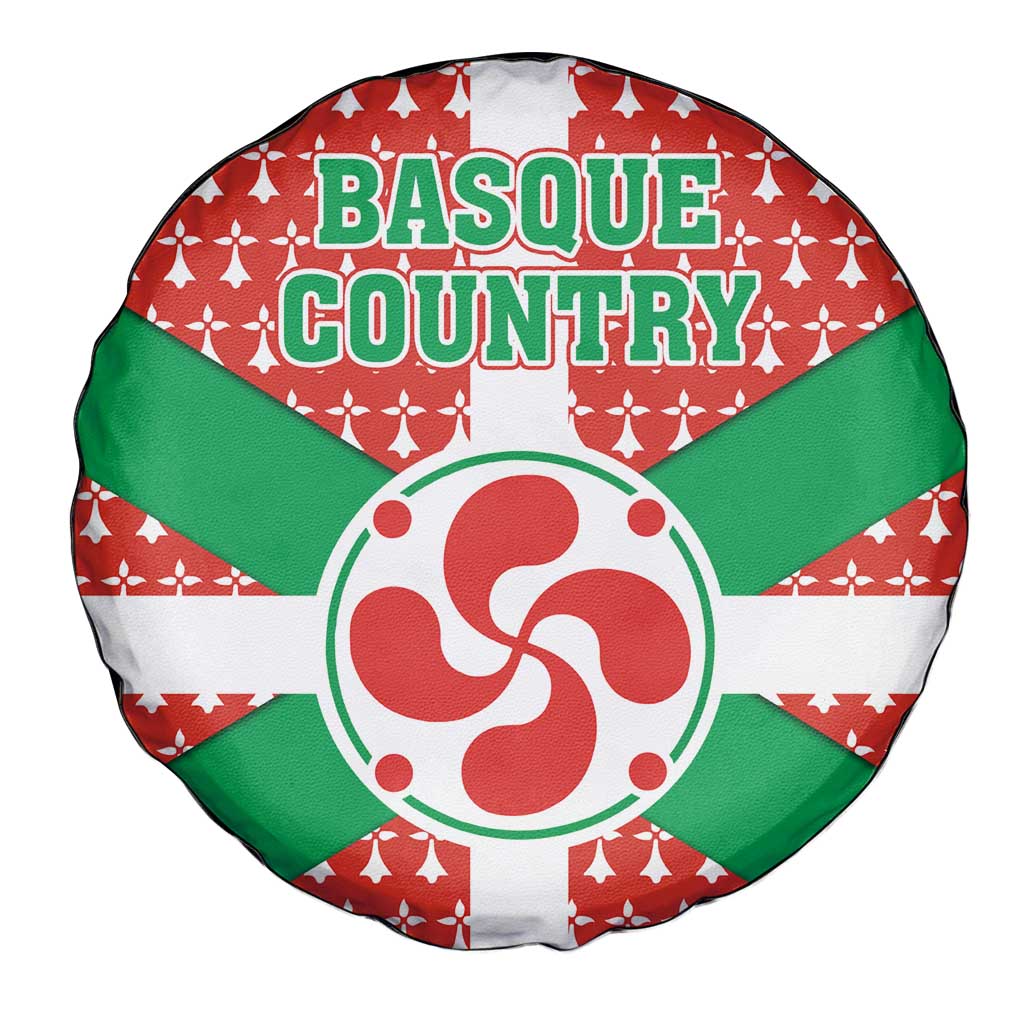 Basque Country Flag Spare Tire Cover Autonomous Community of Spain - Wonder Print Shop