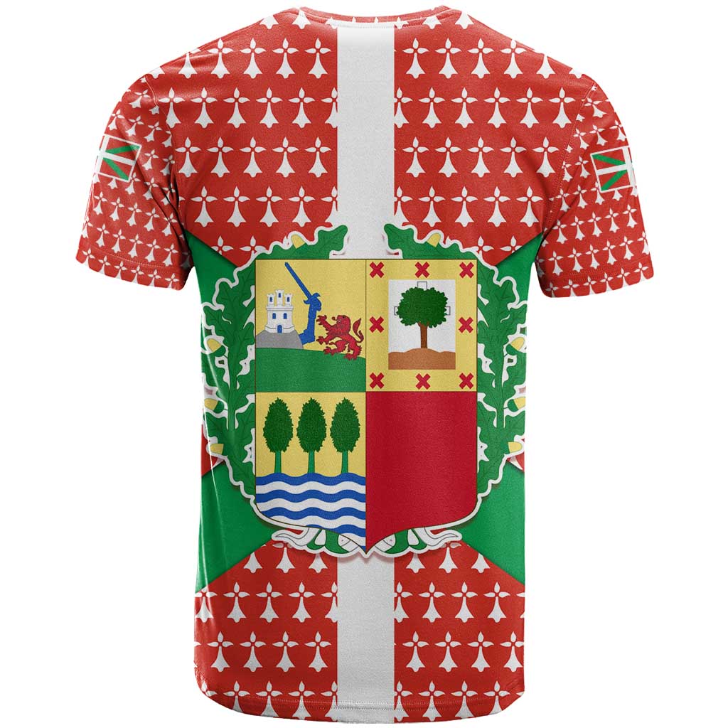 Basque Country Flag T Shirt Autonomous Community of Spain - Wonder Print Shop