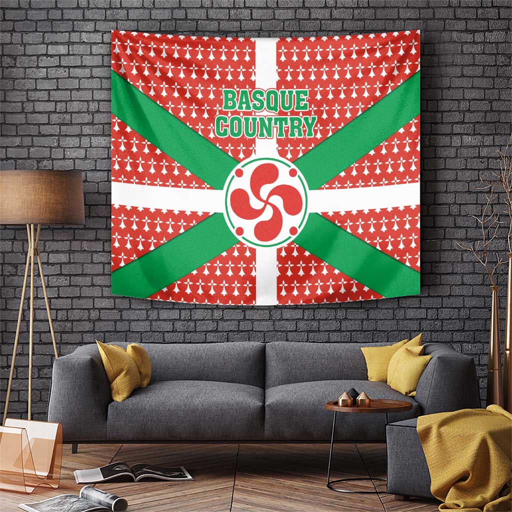 Basque Country Flag Tapestry Autonomous Community of Spain - Wonder Print Shop