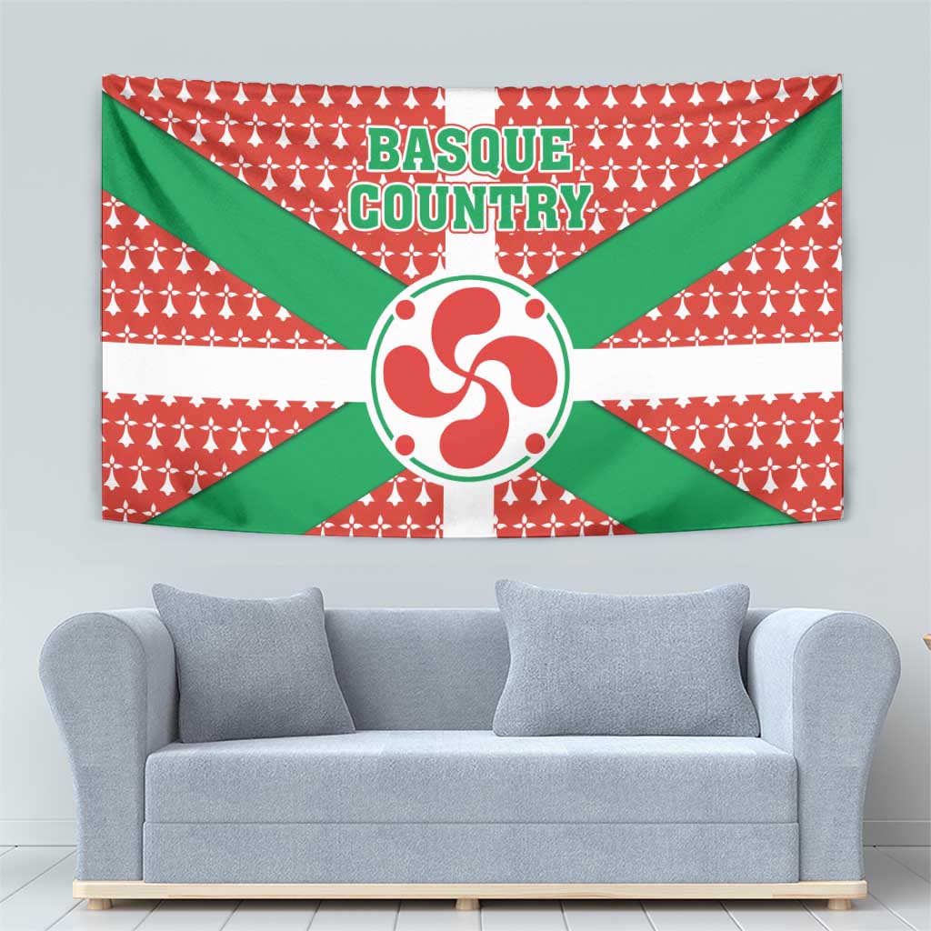 Basque Country Flag Tapestry Autonomous Community of Spain - Wonder Print Shop